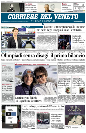 Cover of Corriere del Veneto (Vicenza e Bassano)
