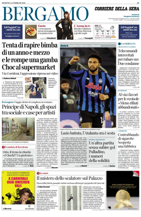 Cover of Corriere della Sera (Bergamo)