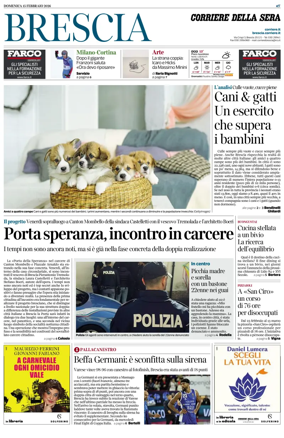 Cover of Corriere della Sera (Brescia)