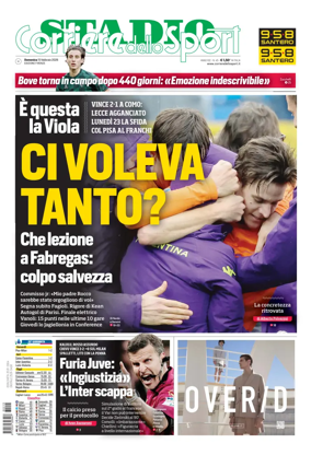 Cover of Corriere dello Sport Stadio (Firenze)