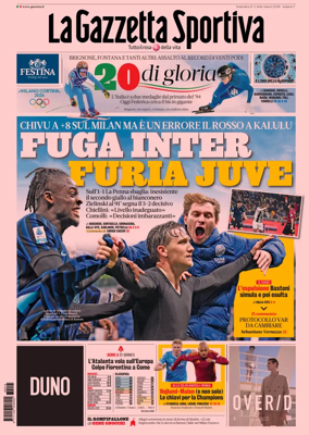 Cover of La Gazzetta dello Sport