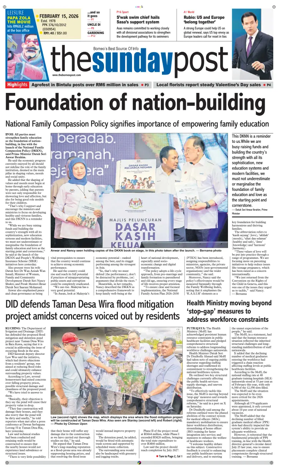 Cover of The Borneo Post (Sarawak)