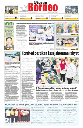 Cover of Utusan Borneo (Sarawak)