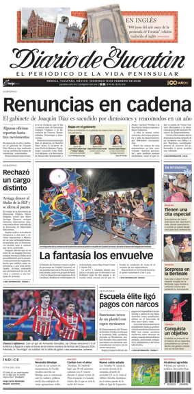 Cover of Diario de Yucatan