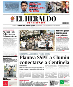 Cover of El Heraldo de Chihuahua