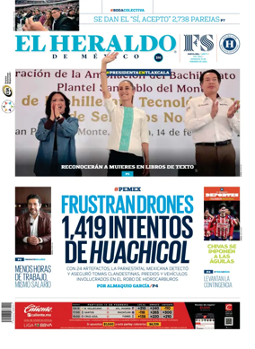 Cover of El Heraldo de Mexico