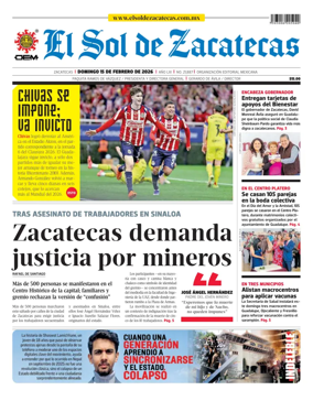 Cover of El Sol de Zacatecas