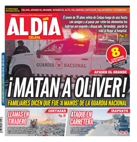 Cover of Periodico Al Dia (Celaya)