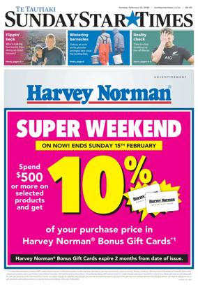 Cover of Sunday Star-Times