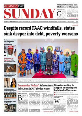 Cover of Business Day (Nigeria)