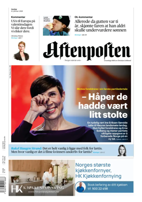 Cover of Aftenposten