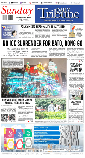 Cover of Daily Tribune (Philippines)