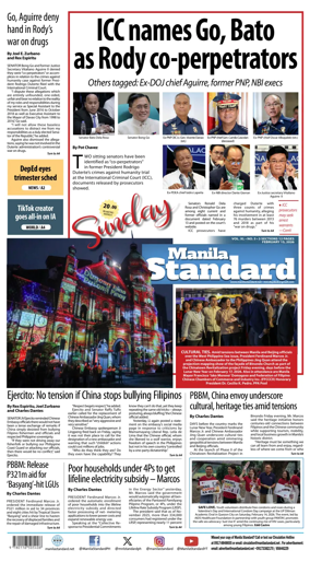 Cover of Manila Standard
