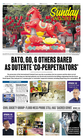 Cover of Philippine Daily Inquirer