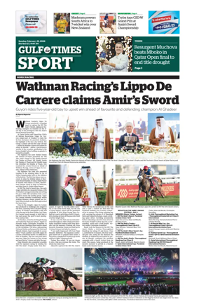Cover of Gulf Times Sport