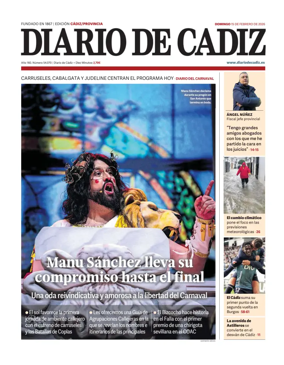 Cover of Diario de Cadiz