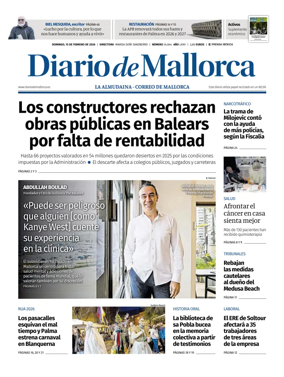 Cover of Diario de Mallorca