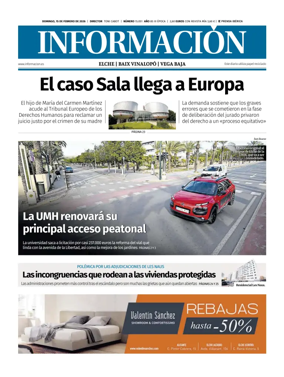 Cover of Diario Informacion (Elche y Vega Baja)