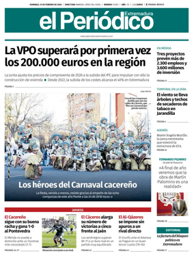 Cover of El Periodico Extremadura