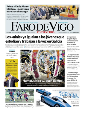 Cover of Faro de Vigo (Pontevedra)