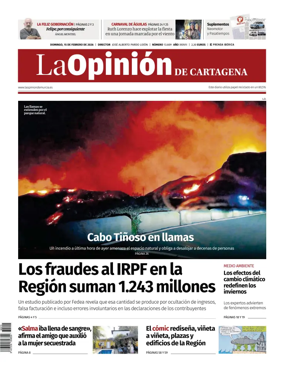Cover of La Opinion de Murcia (Cartagena)