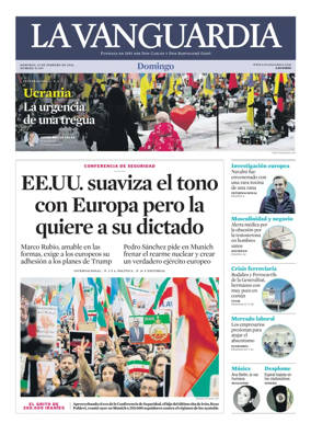 Cover of La Vanguardia