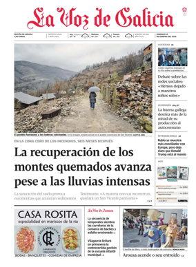 Cover of La Voz de Galicia (Arousa)