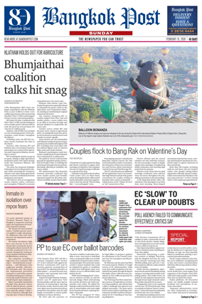 Cover of Bangkok Post