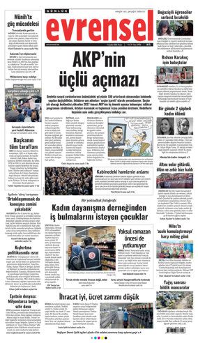 Cover of Evrensel Gazetesi