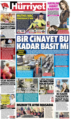 Cover of Hurriyet