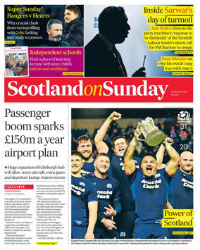 Cover of Scotland on Sunday