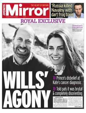 Cover of Sunday Mirror