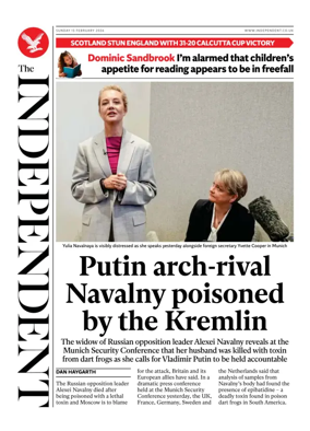 Cover of The Independent