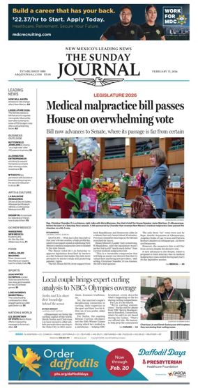 Cover of Albuquerque Journal