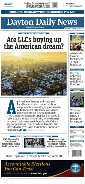 Cover of Dayton Daily News