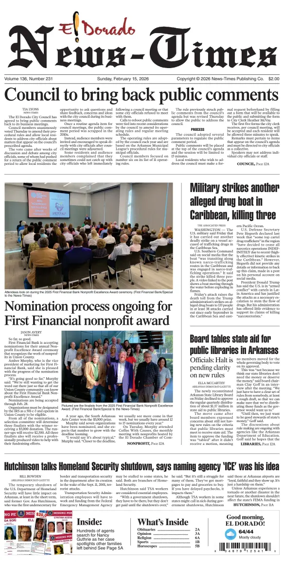 Cover of El Dorado News-Times (VCID - Camden News)