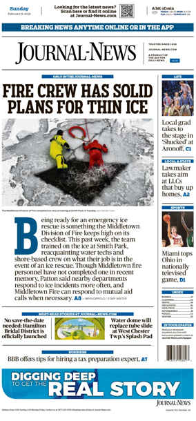 Cover of Hamilton Journal News