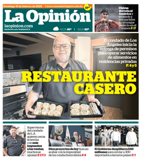 Cover of La Opinion