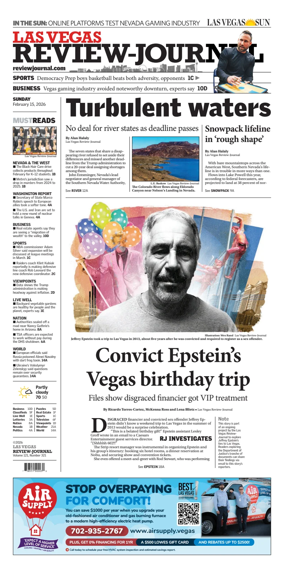 Cover of Las Vegas Review-Journal (Sunday)