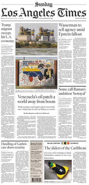 Cover of Los Angeles Times (Sunday)