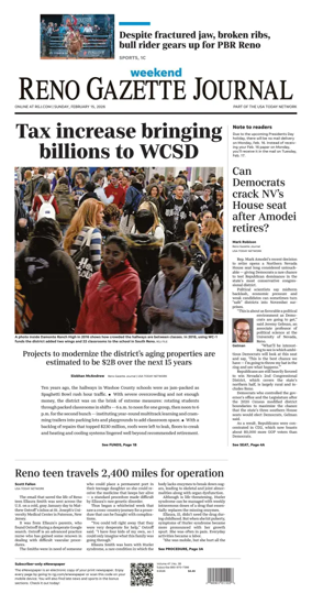 Cover of Reno Gazette Journal