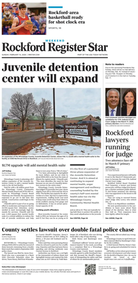 Cover of Rockford Register Star