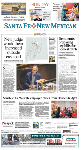 Cover of Santa Fe New Mexican