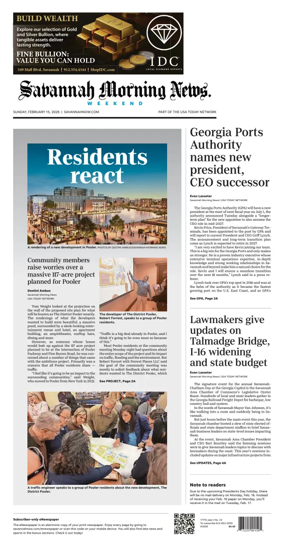 Cover of Savannah Morning News