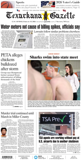 Cover of Texarkana Gazette
