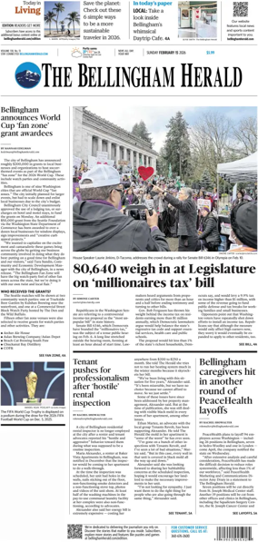 Cover of The Bellingham Herald (Sunday)