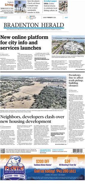 Cover of The Bradenton Herald (Sunday)