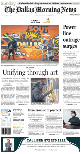 Cover of The Dallas Morning News