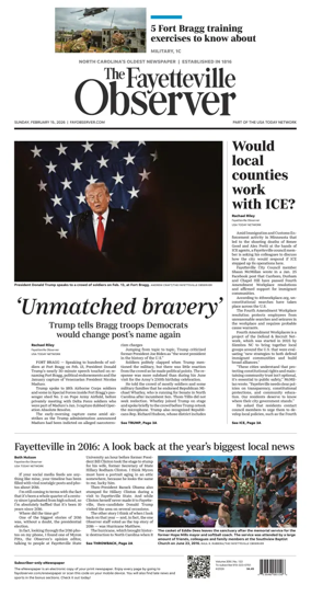 Cover of The Fayetteville Observer