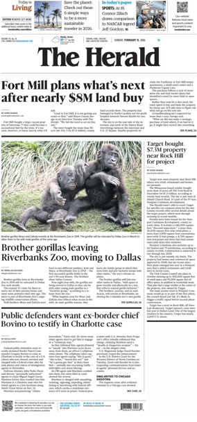 Cover of The Herald (Rock Hill)